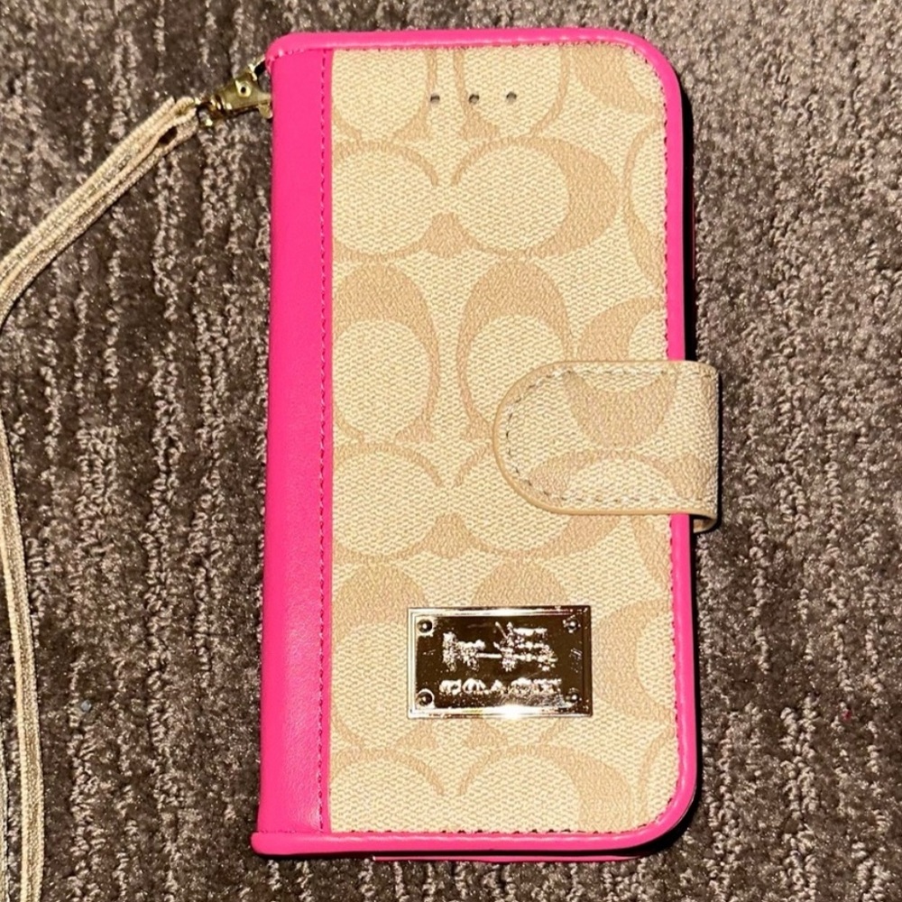 IPHONE 13 coach WALLET PHONE CASE